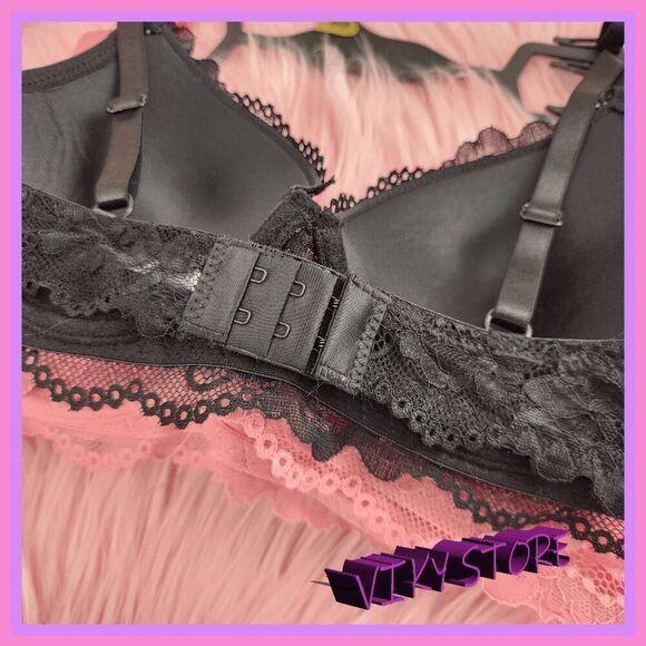 💕 NWT Bluxe 2-Pack Push-Up Underwire Bra 36B #7186 💕 - Picture 4 of 6